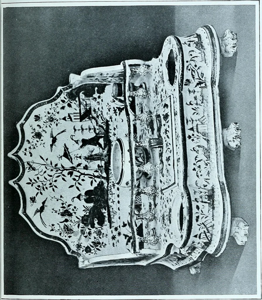 An illustration from A history and description of the old French faïence, with an account of the revival of faïence painting in France, 1903, leaf 179