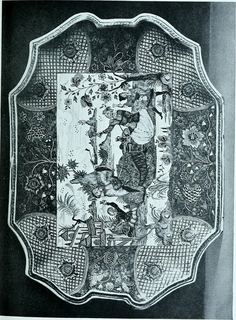 An illustration from A history and description of the old French faïence, with an account of the revival of faïence painting in France, 1903, leaf 197
