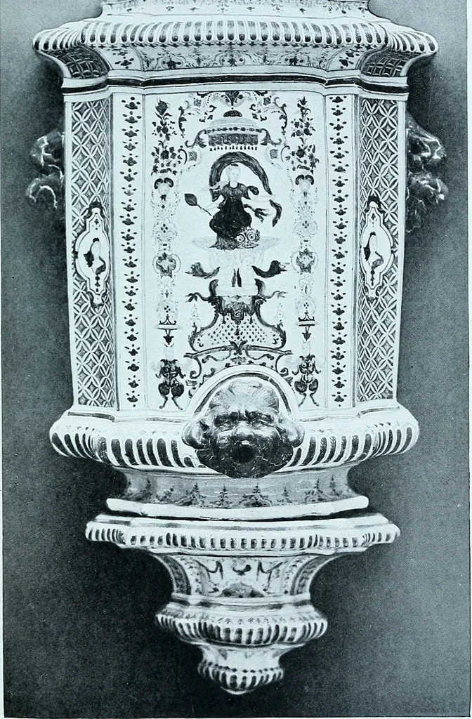 An illustration from A history and description of the old French faïence, with an account of the revival of faïence painting in France, 1903, leaf 245
