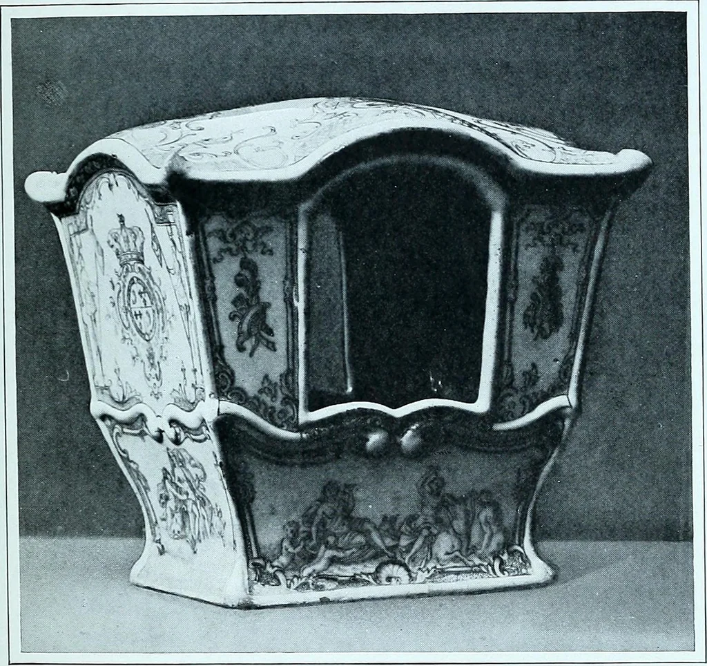 An illustration from A history and description of the old French faïence, with an account of the revival of faïence painting in France, 1903, leaf 257