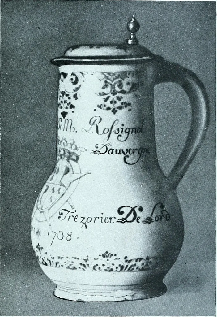 An illustration from A history and description of the old French faïence, with an account of the revival of faïence painting in France, 1903, leaf 281