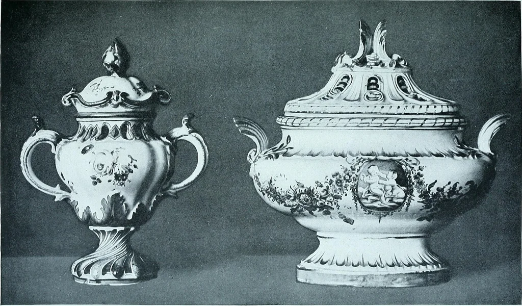An illustration from A history and description of the old French faïence, with an account of the revival of faïence painting in France, 1903, leaf 293