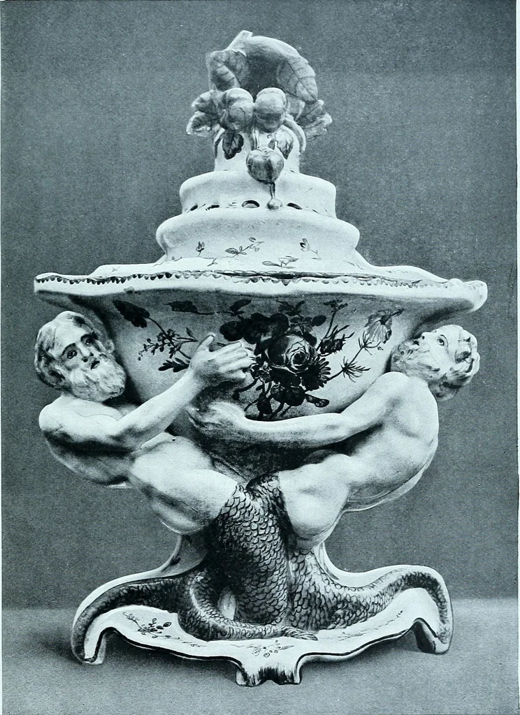 An illustration from A history and description of the old French faïence, with an account of the revival of faïence painting in France, 1903, leaf 345