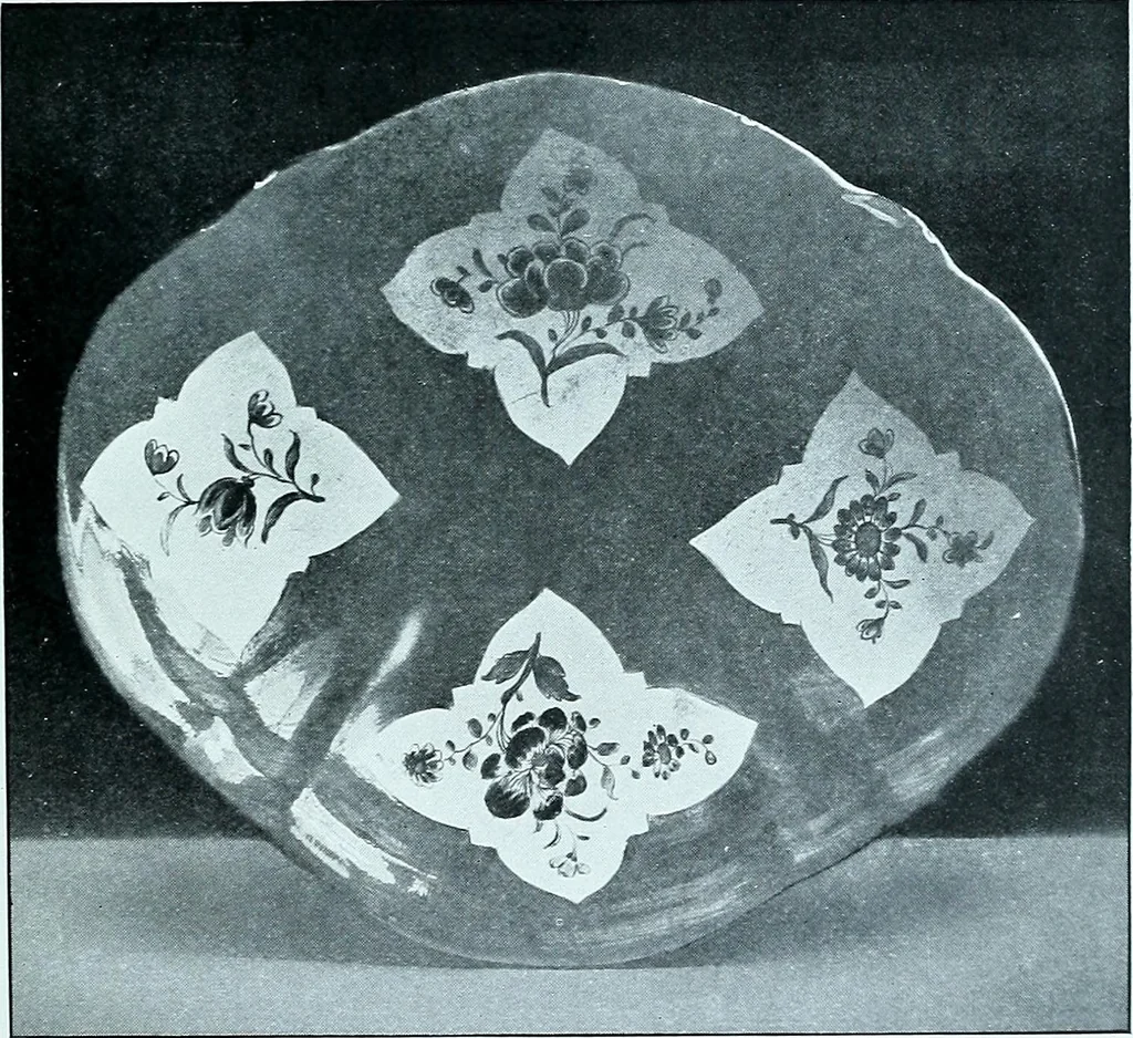 An illustration from A history and description of the old French faïence, with an account of the revival of faïence painting in France, 1903, leaf 349