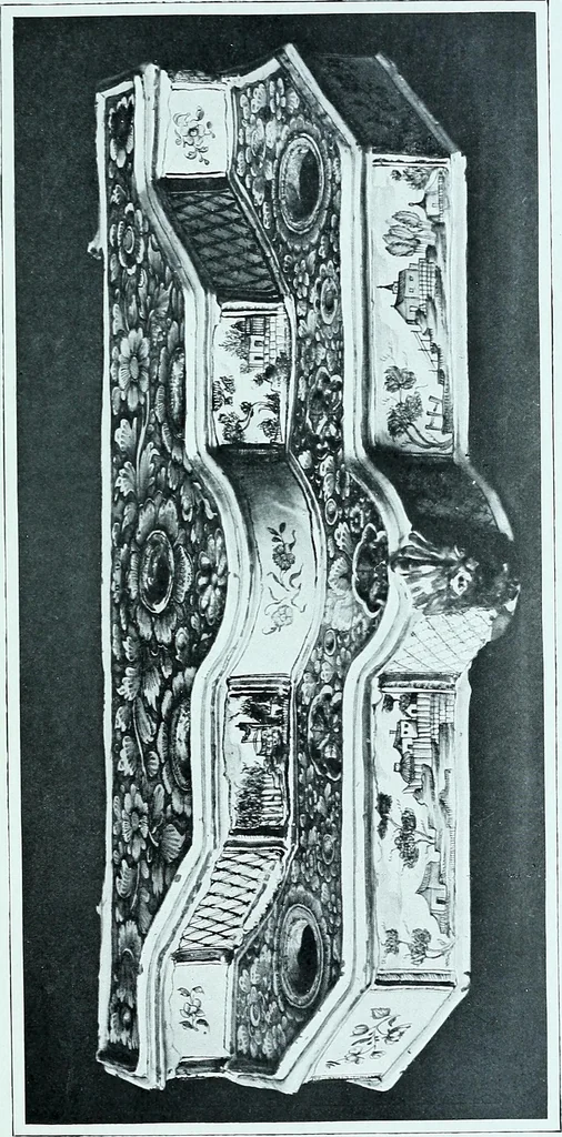 An illustration from A history and description of the old French faïence, with an account of the revival of faïence painting in France, 1903, leaf 355