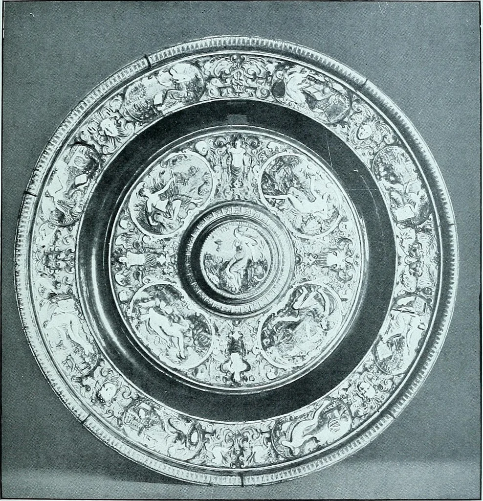 An illustration from A history and description of the old French faïence, with an account of the revival of faïence painting in France, 1903, leaf 61