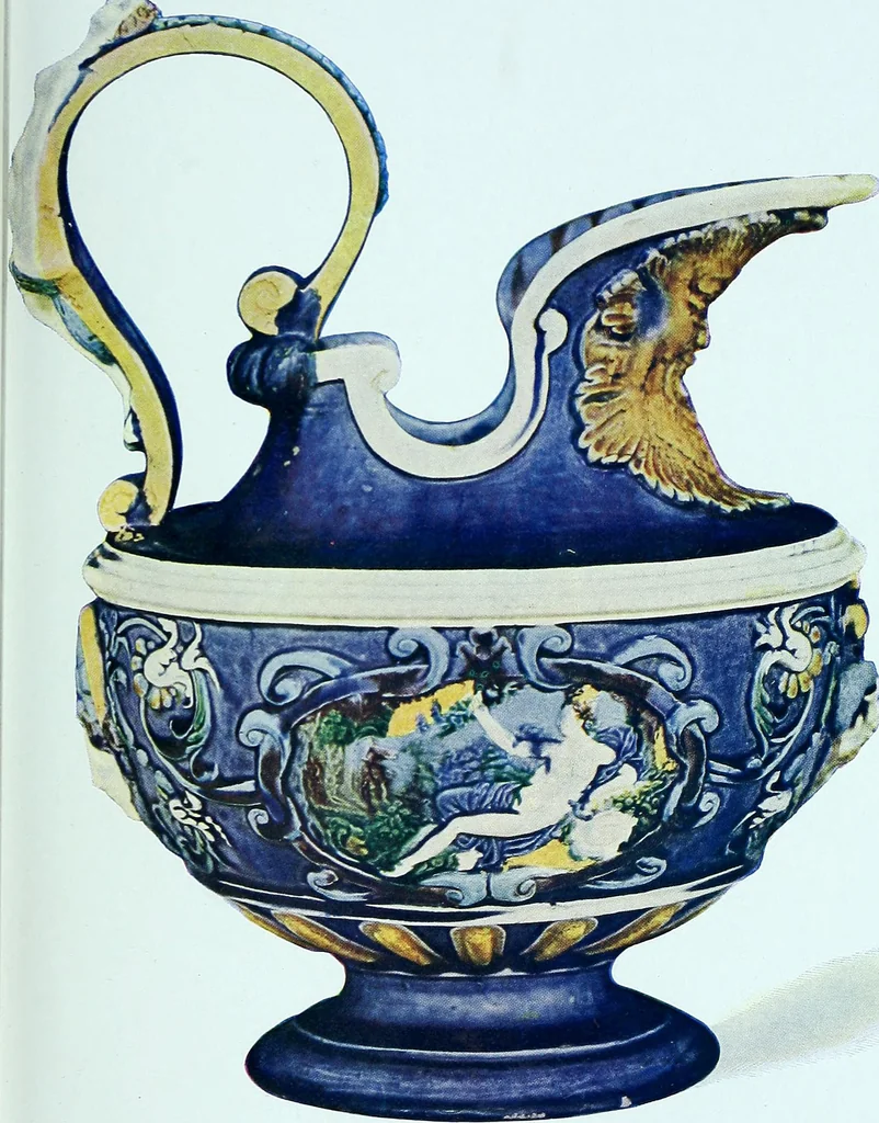 An illustration from A history and description of the old French faïence, with an account of the revival of faïence painting in France, 1903, leaf 67
