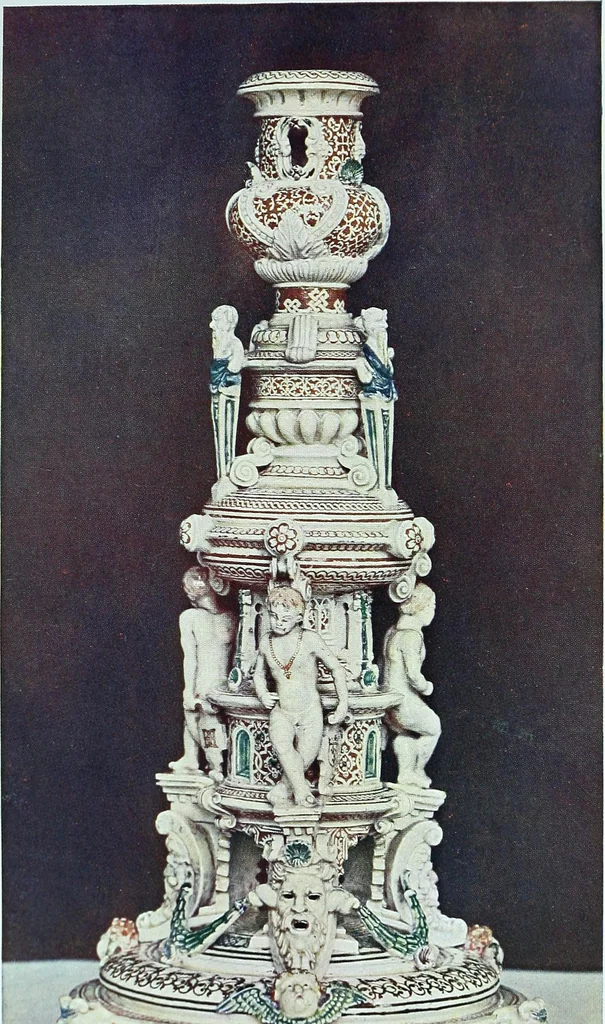 An illustration from A history and description of the old French faïence, with an account of the revival of faïence painting in France, 1903, leaf 8