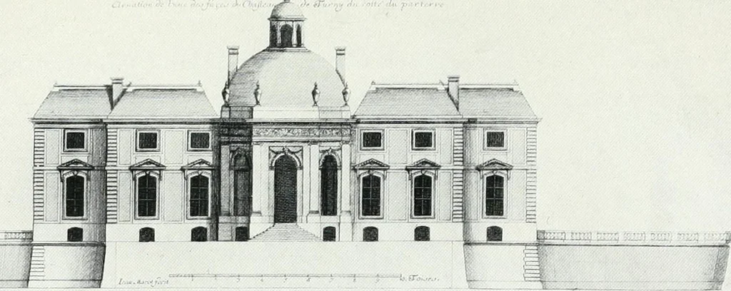 An illustration from A history of French architecture from the death of Mazarin till the death of Louis XV, 1661-1774, 1921, leaf 105