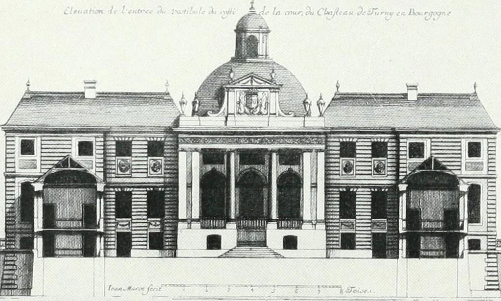An illustration from A history of French architecture from the death of Mazarin till the death of Louis XV, 1661-1774, 1921, leaf 105