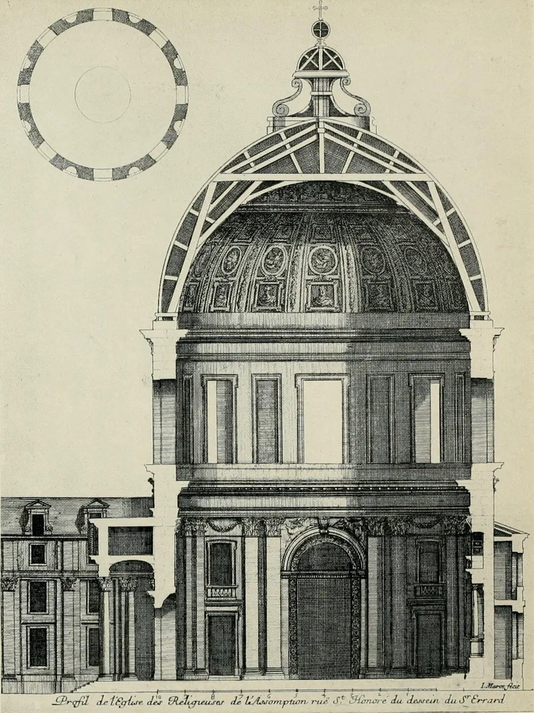 An illustration from A history of French architecture from the death of Mazarin till the death of Louis XV, 1661-1774, 1921, leaf 174