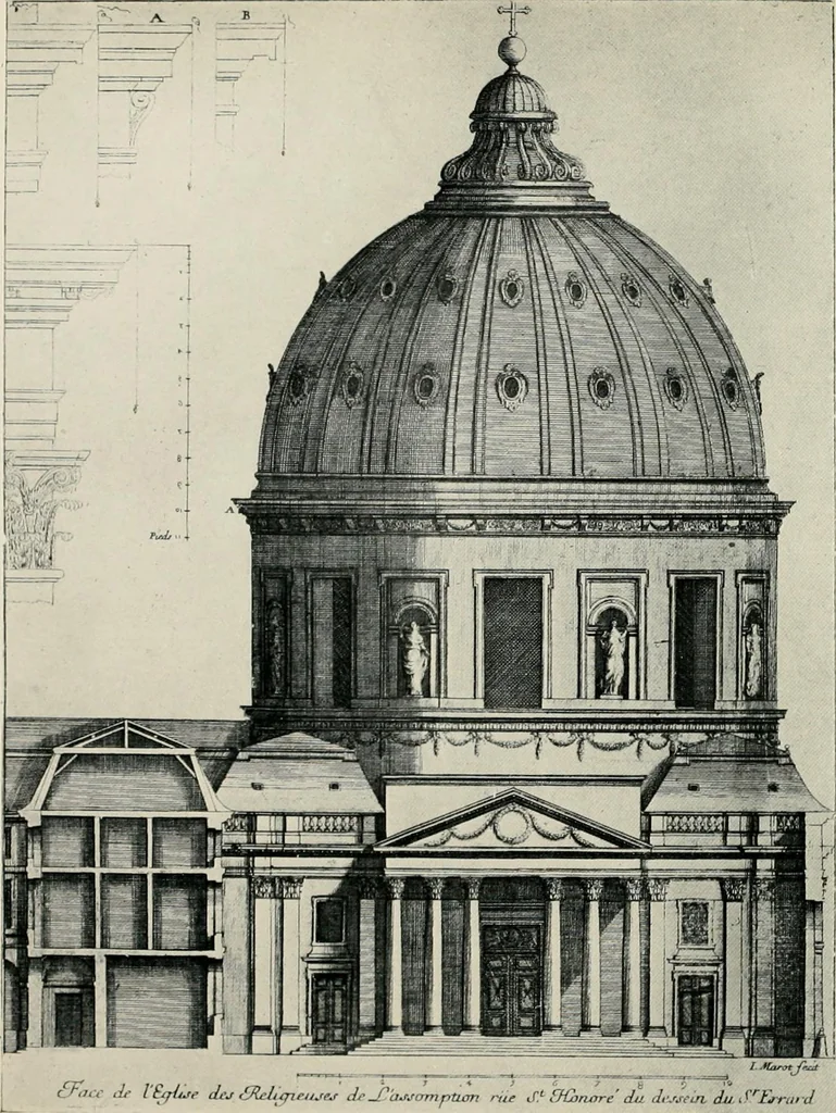 An illustration from A history of French architecture from the death of Mazarin till the death of Louis XV, 1661-1774, 1921, leaf 174