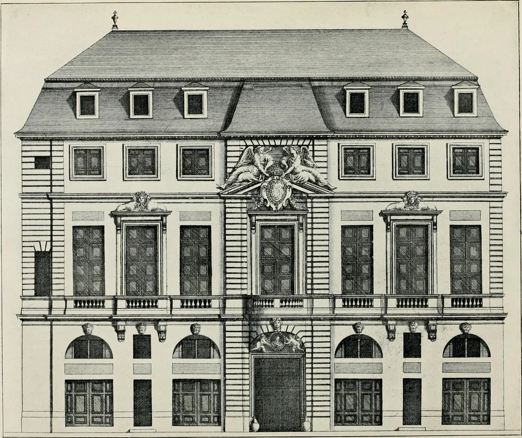 An illustration from A history of French architecture from the death of Mazarin till the death of Louis XV, 1661-1774, 1921, leaf 188