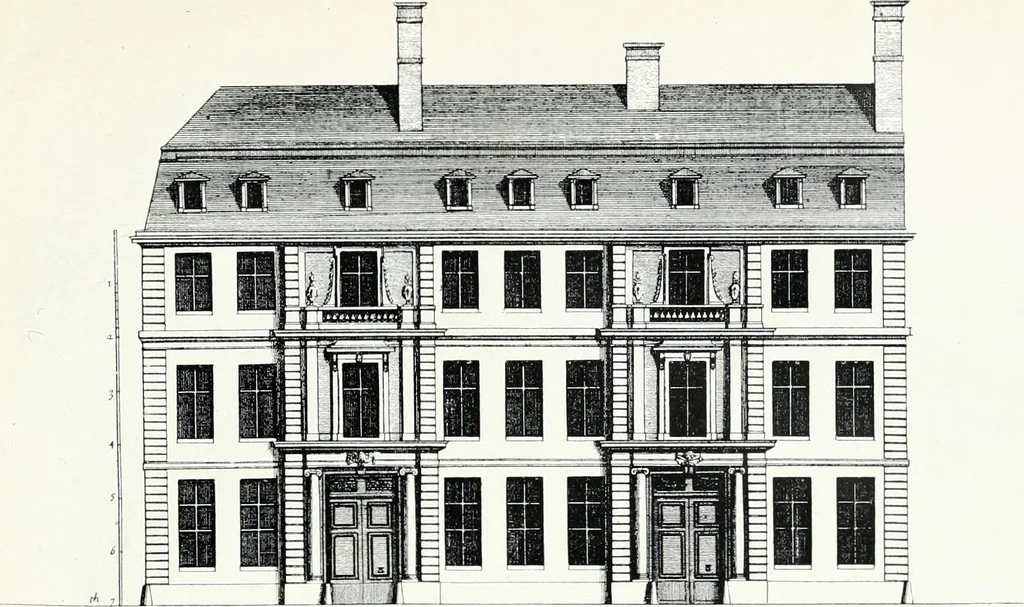 An illustration from A history of French architecture from the death of Mazarin till the death of Louis XV, 1661-1774, 1921, leaf 201