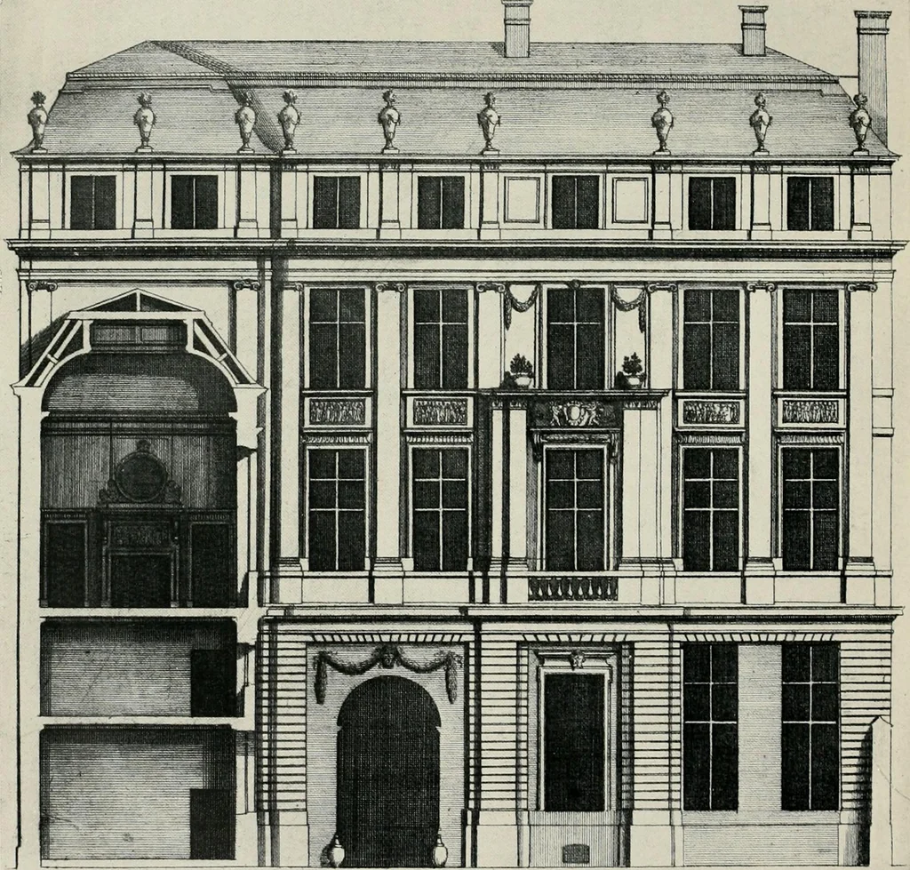 An illustration from A history of French architecture from the death of Mazarin till the death of Louis XV, 1661-1774, 1921, leaf 202