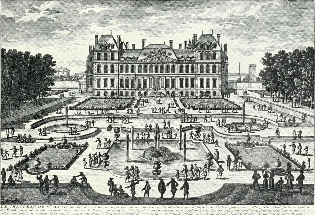 An illustration from A history of French architecture from the death of Mazarin till the death of Louis XV, 1661-1774, 1921, leaf 213