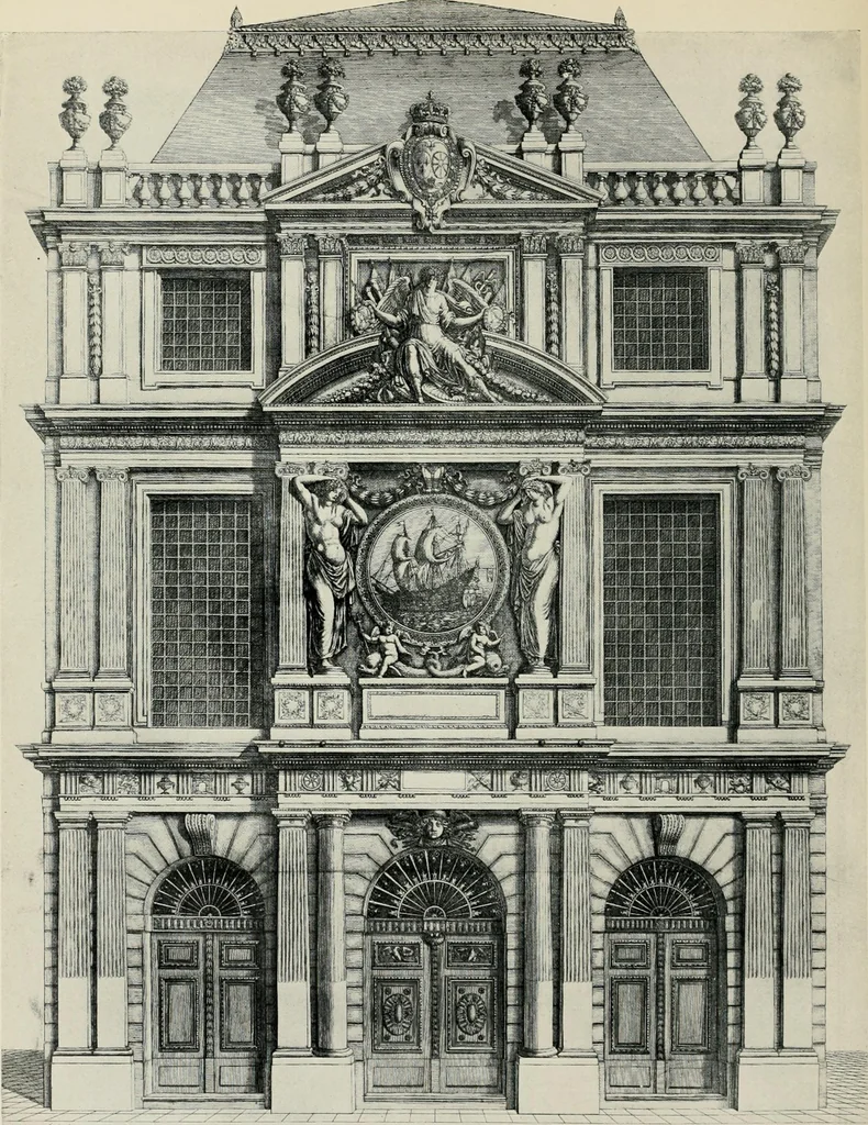 An illustration from A history of French architecture from the death of Mazarin till the death of Louis XV, 1661-1774, 1921, leaf 230