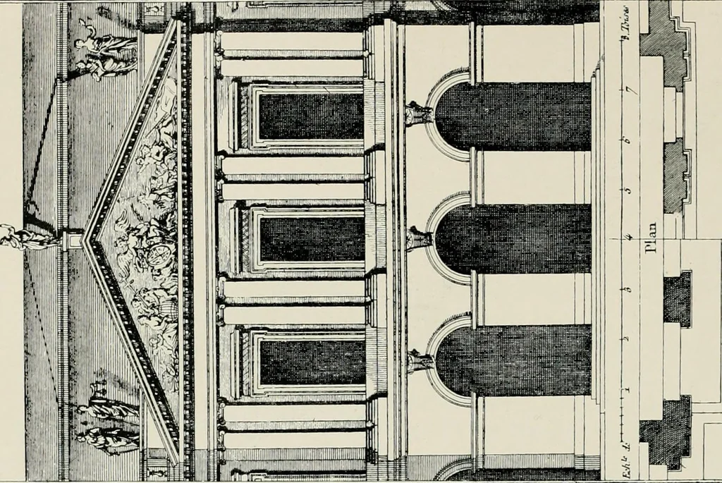 An illustration from A history of French architecture from the death of Mazarin till the death of Louis XV, 1661-1774, 1921, leaf 234