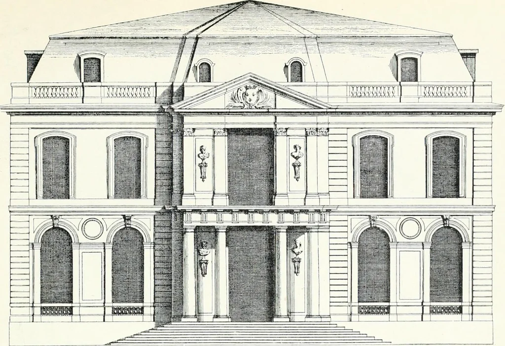 An illustration from A history of French architecture from the death of Mazarin till the death of Louis XV, 1661-1774, 1921, leaf 243