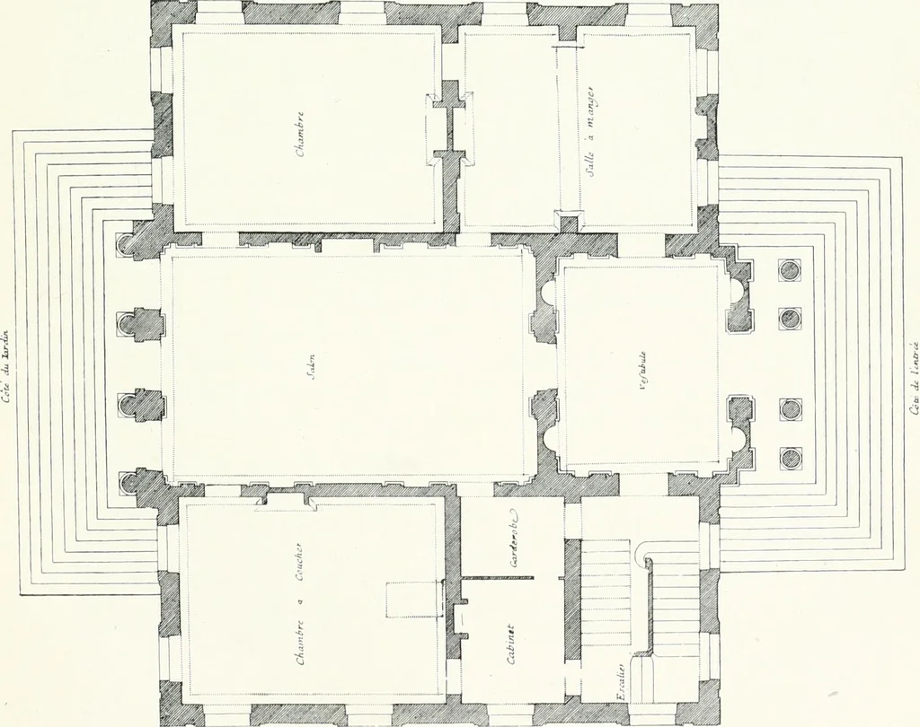 An illustration from A history of French architecture from the death of Mazarin till the death of Louis XV, 1661-1774, 1921, leaf 243