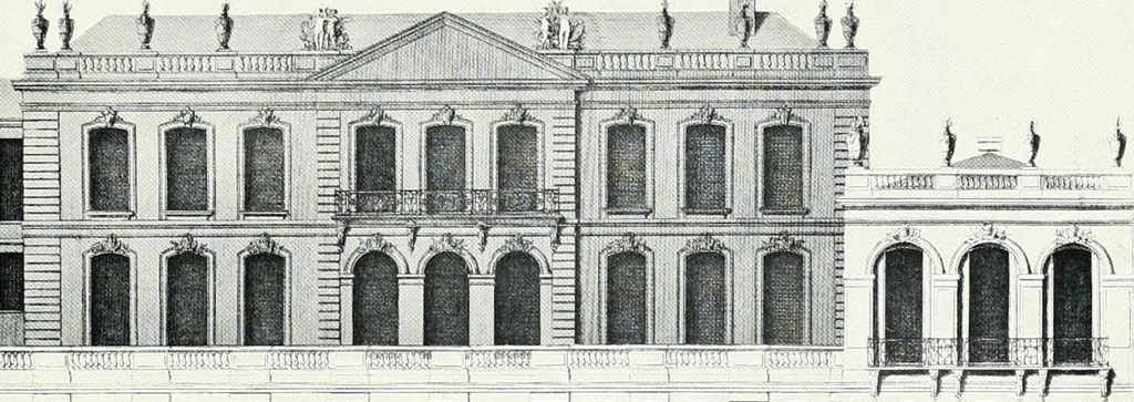 An illustration from A history of French architecture from the death of Mazarin till the death of Louis XV, 1661-1774, 1921, leaf 247