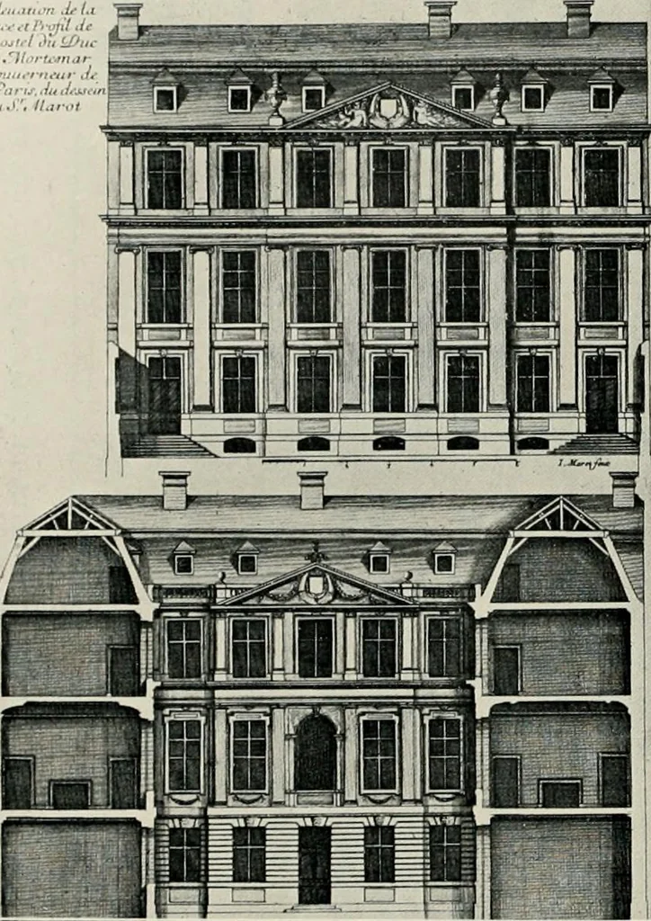 An illustration from A history of French architecture from the death of Mazarin till the death of Louis XV, 1661-1774, 1921, leaf 248