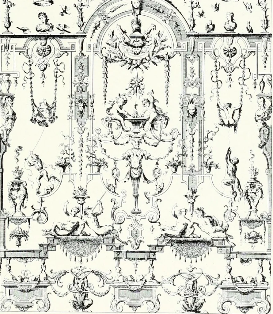 An illustration from A history of French architecture from the death of Mazarin till the death of Louis XV, 1661-1774, 1921, leaf 269