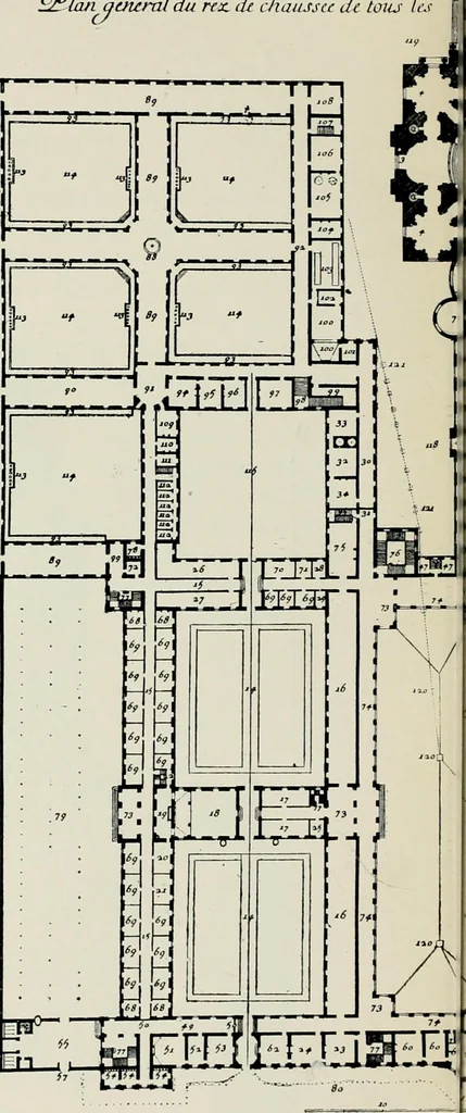 An illustration from A history of French architecture from the death of Mazarin till the death of Louis XV, 1661-1774, 1921, leaf 356