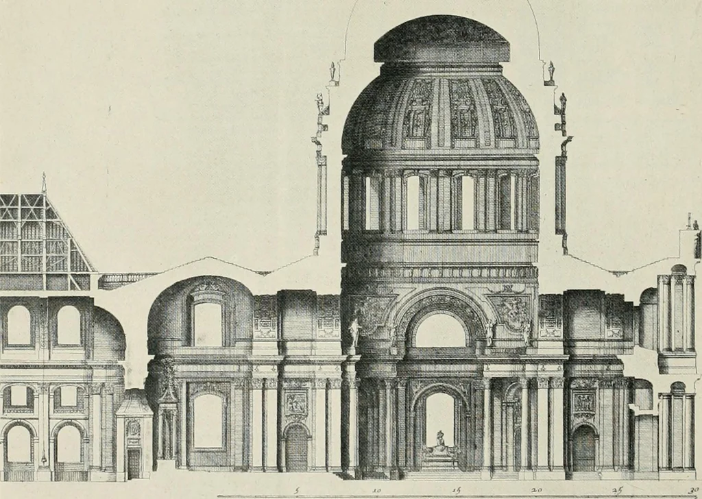 An illustration from A history of French architecture from the death of Mazarin till the death of Louis XV, 1661-1774, 1921, leaf 358
