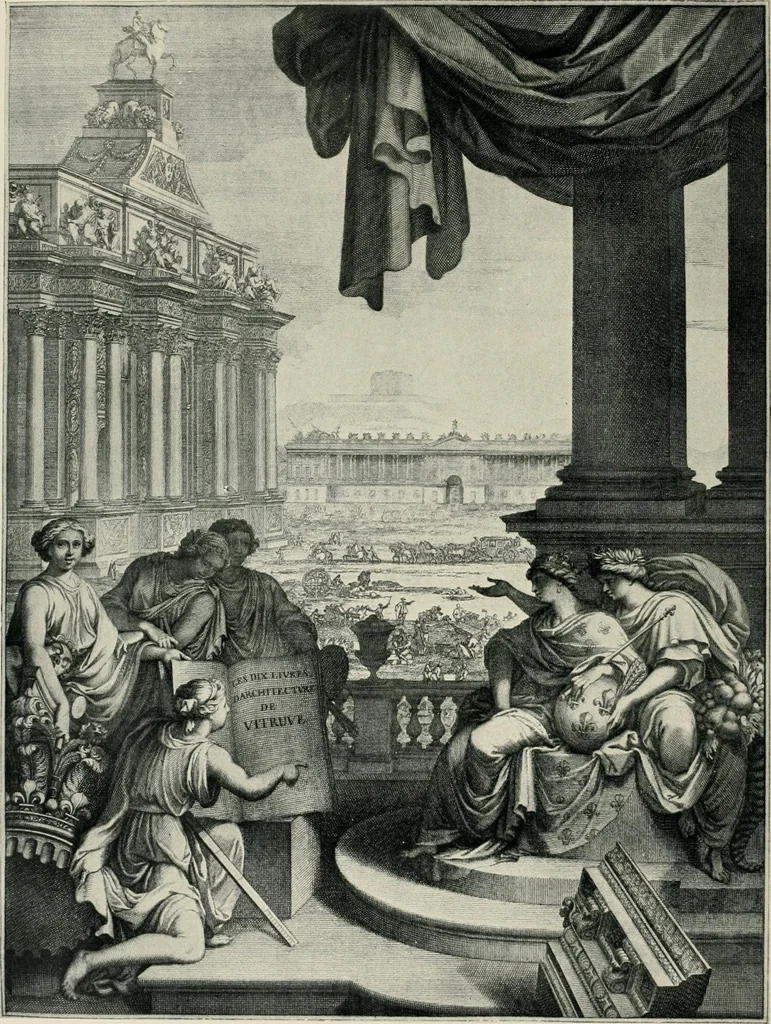 An illustration from A history of French architecture from the death of Mazarin till the death of Louis XV, 1661-1774, 1921, leaf 40