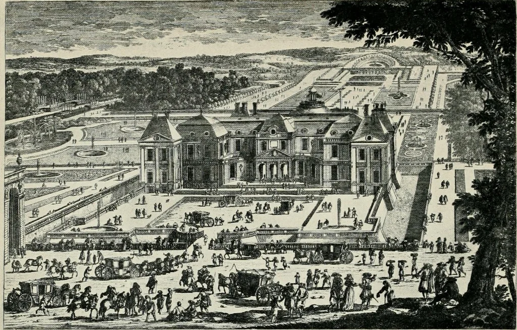 An illustration from A history of French architecture from the death of Mazarin till the death of Louis XV, 1661-1774, 1921, leaf 98