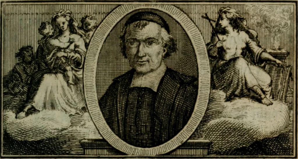 An illustration from Histoire abregée de la vie et des ouvrages de Mr Arnauld, 1697, leaf 440