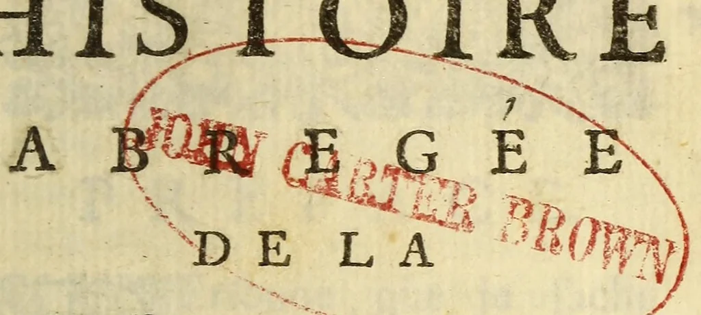 An illustration from Histoire abregée de la naissance & du progrez du Kouakerisme, avec celle de ses dogmes, 1692, leaf 7