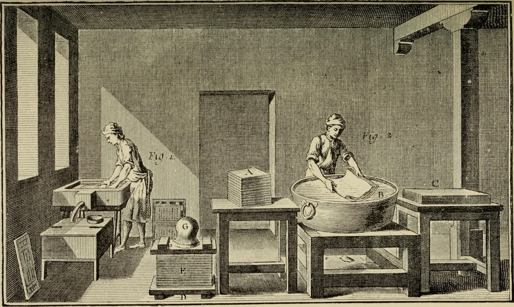 An illustration from Histoire économique de l'imprimerie, 1905, leaf 441