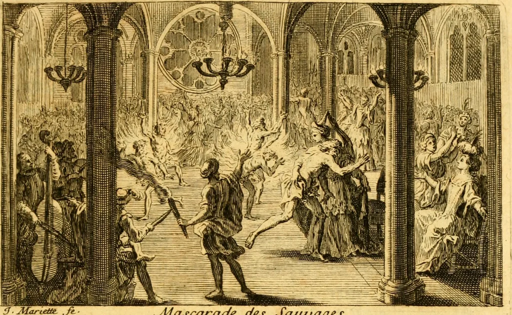 An illustration from Histoire de Charles VI., roi de France. Par monsieur l'abbé de Choisy, 1695, leaf 80