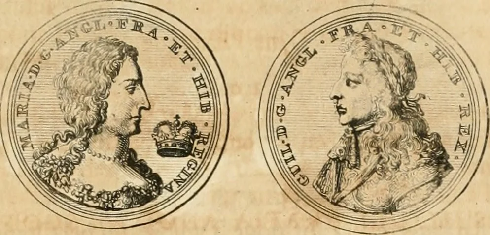 An illustration from Histoire de Guillaume III., roy d'Angleterre, d'Ecosse, de France, et d'Irlande, prince d'Orange, &c.; contenant ses actions les plus memorables, depuis sa naissance jusques à son elevation sur le trône, & ce qui s'est passé dupuis jusques à l'entiere reduction du royaume d'Irlande, 1692, leaf 110