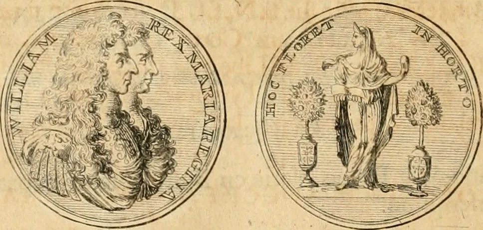 An illustration from Histoire de Guillaume III., roy d'Angleterre, d'Ecosse, de France, et d'Irlande, prince d'Orange, &c.; contenant ses actions les plus memorables, depuis sa naissance jusques à son elevation sur le trône, & ce qui s'est passé dupuis jusques à l'entiere reduction du royaume d'Irlande, 1692, leaf 119