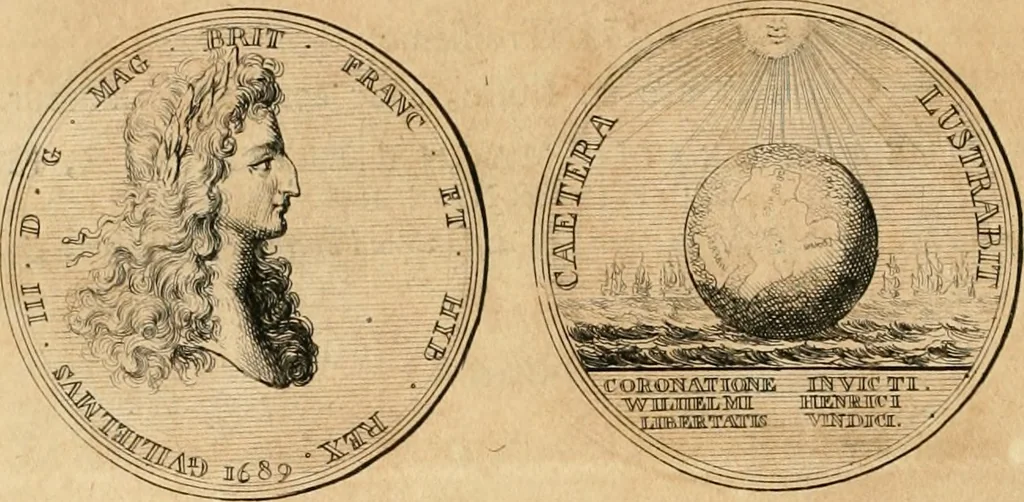 An illustration from Histoire de Guillaume III., roy d'Angleterre, d'Ecosse, de France, et d'Irlande, prince d'Orange, &c.; contenant ses actions les plus memorables, depuis sa naissance jusques à son elevation sur le trône, & ce qui s'est passé dupuis jusques à l'entiere reduction du royaume d'Irlande, 1692, leaf 125