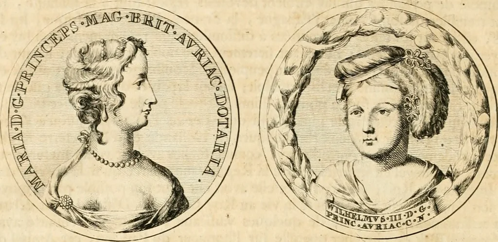 An illustration from Histoire de Guillaume III., roy d'Angleterre, d'Ecosse, de France, et d'Irlande, prince d'Orange, &c.; contenant ses actions les plus memorables, depuis sa naissance jusques à son elevation sur le trône, & ce qui s'est passé dupuis jusques à l'entiere reduction du royaume d'Irlande, 1692, leaf 17