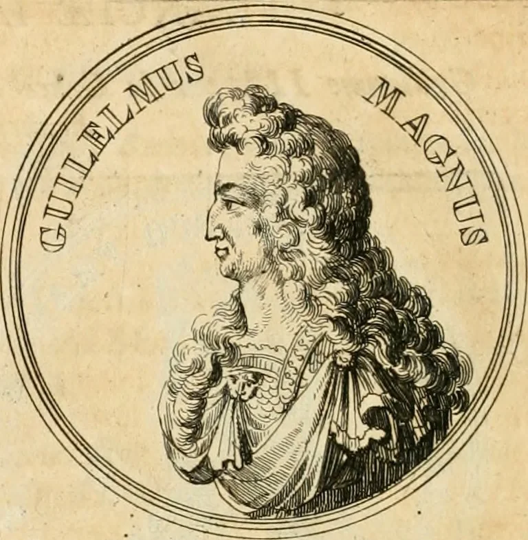 An illustration from Histoire de Guillaume III., roy d'Angleterre, d'Ecosse, de France, et d'Irlande, prince d'Orange, &c.; contenant ses actions les plus memorables, depuis sa naissance jusques à son elevation sur le trône, & ce qui s'est passé dupuis jusques à l'entiere reduction du royaume d'Irlande, 1692, leaf 223