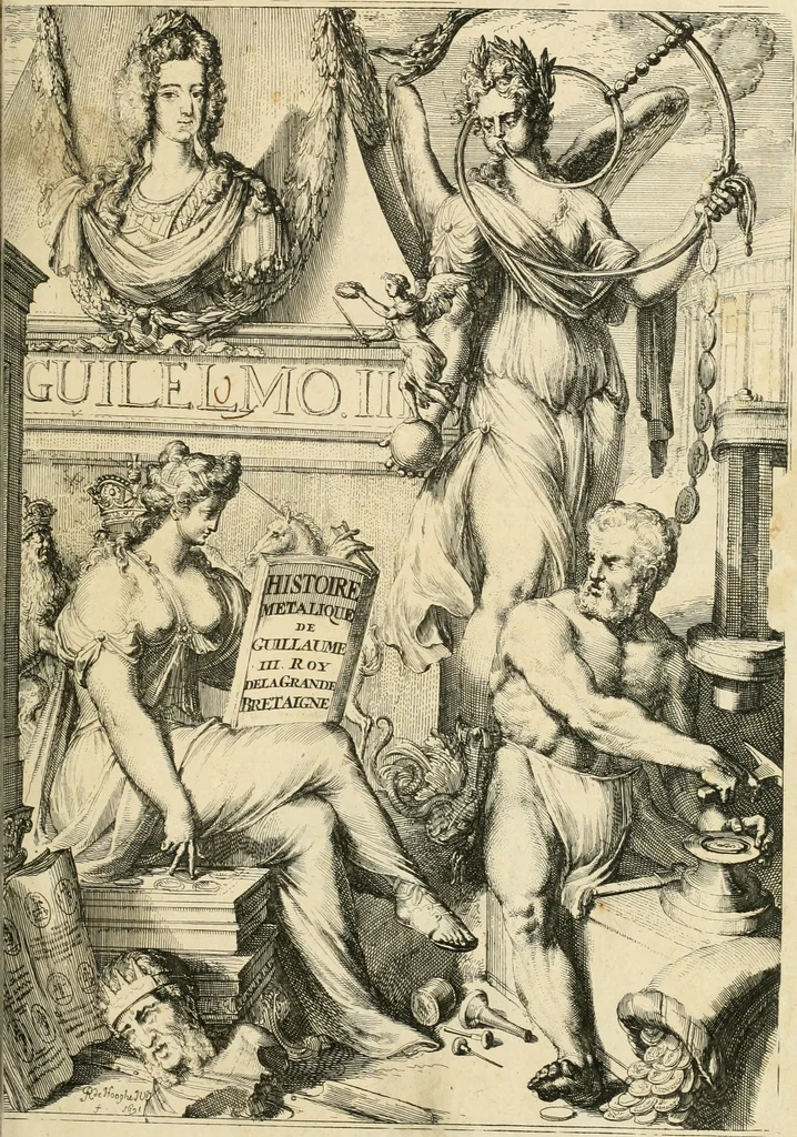 An illustration from Histoire de Guillaume III., roy d'Angleterre, d'Ecosse, de France, et d'Irlande, prince d'Orange, &c.; contenant ses actions les plus memorables, depuis sa naissance jusques à son elevation sur le trône, & ce qui s'est passé dupuis jusques à l'entiere reduction du royaume d'Irlande, 1692, leaf 4