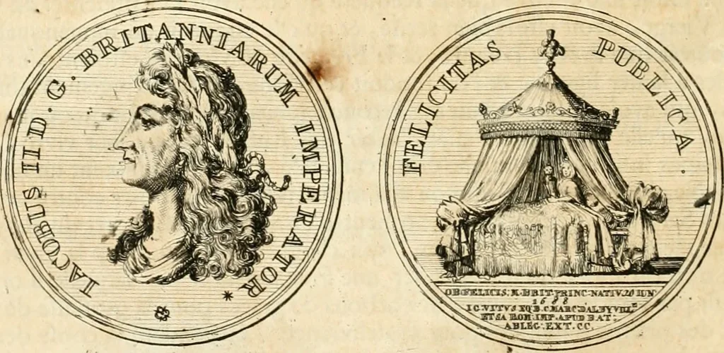 An illustration from Histoire de Guillaume III., roy d'Angleterre, d'Ecosse, de France, et d'Irlande, prince d'Orange, &c.; contenant ses actions les plus memorables, depuis sa naissance jusques à son elevation sur le trône, & ce qui s'est passé dupuis jusques à l'entiere reduction du royaume d'Irlande, 1692, leaf 75