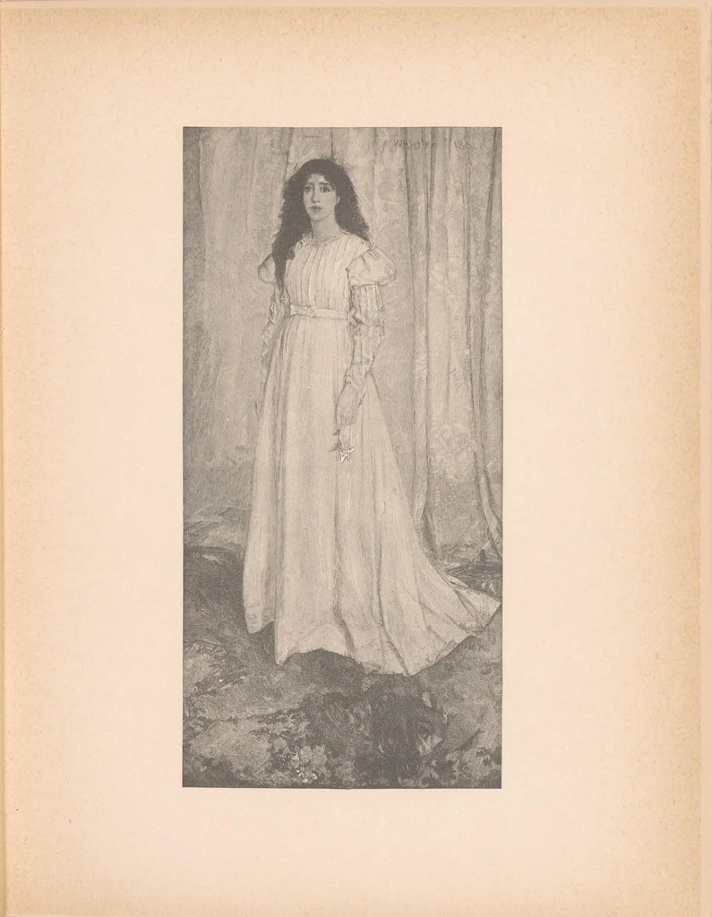 An illustration from Histoire de J. McN. Whistler et de son oeuvre, 1904, leaf 37
