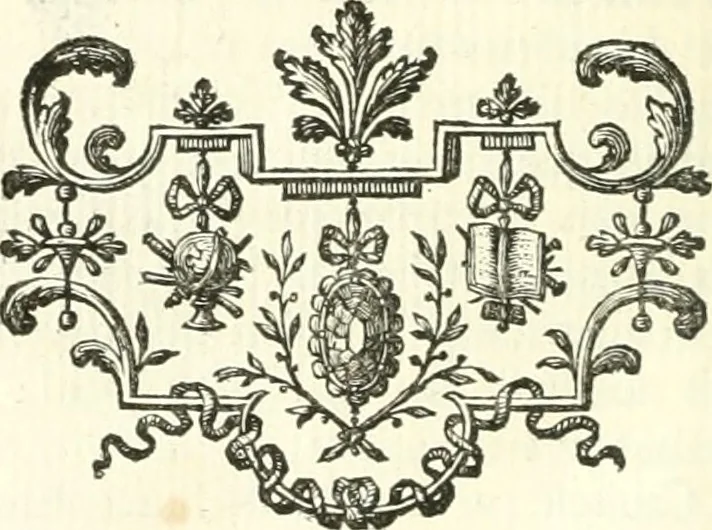 An illustration from Histoire de l'Académie royale des inscriptions et belles lettres, depuis son establissement jusqu'à présent : Avec les Mémoires de littérature tirez des registres de cette Académie depuis son renouvellement jusqu'en 1710, 1736, leaf 235