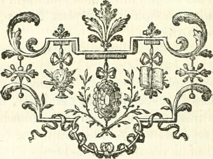 An illustration from Histoire de l'Académie royale des inscriptions et belles lettres, depuis son establissement jusqu'à présent : Avec les Mémoires de littérature tirez des registres de cette Académie depuis son renouvellement jusqu'en 1710, 1736, leaf 45