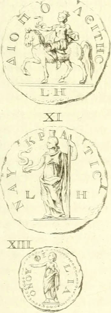 An illustration from Histoire de l'Académie royale des inscriptions et belles lettres, depuis son establissement jusqu'à présent : Avec les Mémoires de littérature tirez des registres de cette Académie depuis son renouvellement jusqu'en 1710, 1736, leaf 558