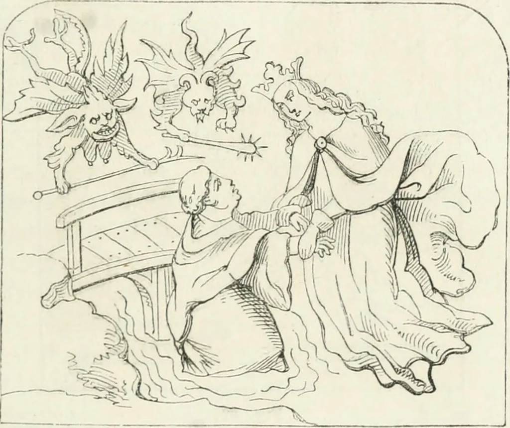 An illustration from Histoire de la caricature et du grotesque dans la littérature et dans l'art, 1875, leaf 101