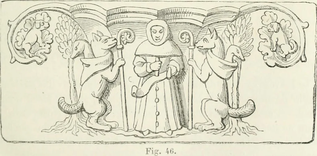 An illustration from Histoire de la caricature et du grotesque dans la littérature et dans l'art, 1875, leaf 111