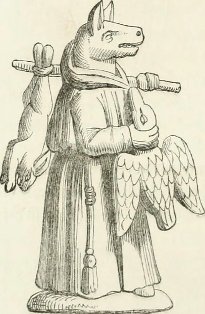 An illustration from Histoire de la caricature et du grotesque dans la littérature et dans l'art, 1875, leaf 112