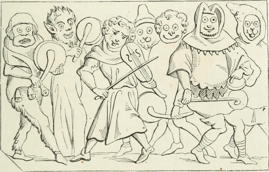 An illustration from Histoire de la caricature et du grotesque dans la littérature et dans l'art, 1875, leaf 119